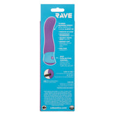 Rave G-Vibe Purple and Blue Silicone Waterproof G-Spot Massager with 10 Speeds and Intense Power Vibrators - G Spot